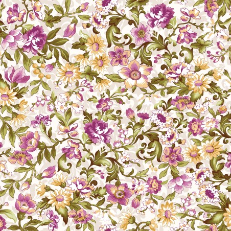 P17-MAS11053-E PATCH. AMERICANO VERANDA (12) 110 CM. ALGODON 100% CREMA Venta en piezas de 7.00 M