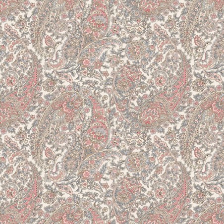P17-MAS11132-Z PATCH. AMERICANO MEADOW BLUSH (03) 110 CM. ALGODON 100% CREMA Venta en piezas de 7.00 M