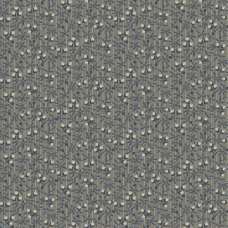 P17-MAS11263-T PATCH. AMERICANO MIDNIGHT BLOOM (26) 110 CM. ALGODON 100% GRIS Venta en piezas de 7.00 M