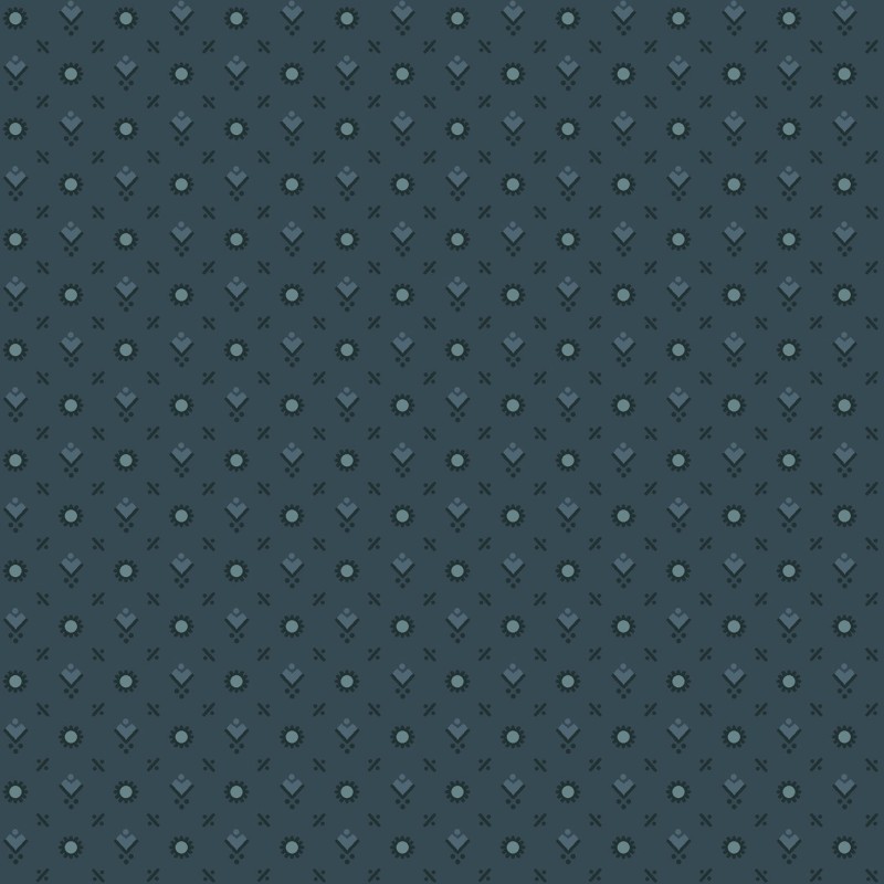 P17-MAS11268-N PATCH. AMERICANO MIDNIGHT BLOOM (19) 110 CM. ALGODON 100% MARINO Venta en piezas de 7.00 M