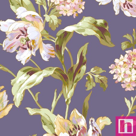 P17-MASM10430-V PATCH. AMERICANO GRAND ENTRANCE (07) 110 CM. ALGODON 100% PURPURA Venta en piezas de 7.00 M