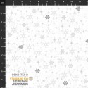 4593-104 PATCH.AMERICANO SNOW CRYSTALS (65) 110 CM. ALGODON 100% BLANCO/PLATA METALLIC Venta en piezas de 6.00 M