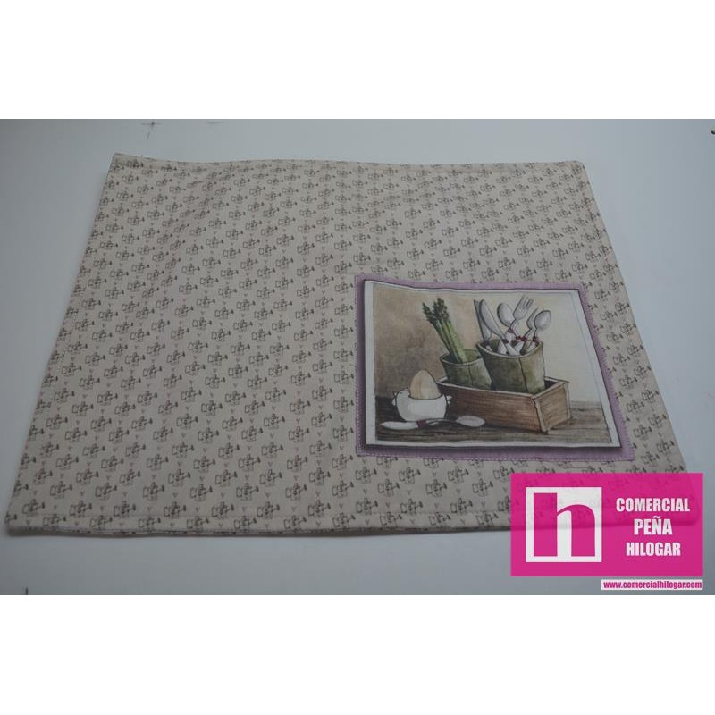 983091 ALTILLO DE LOS DUENDES MANTEL INDIVIDUAL 45X35 ALGODON 100% SURTIDO Venta en piezas de 2.00 U