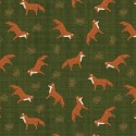 P133-16781-44 PATCH. AMERICANO A WALK IN THE FOREST (11) 110 CM. ALGODON 100% VERDE Venta en piezas de 6.80 M