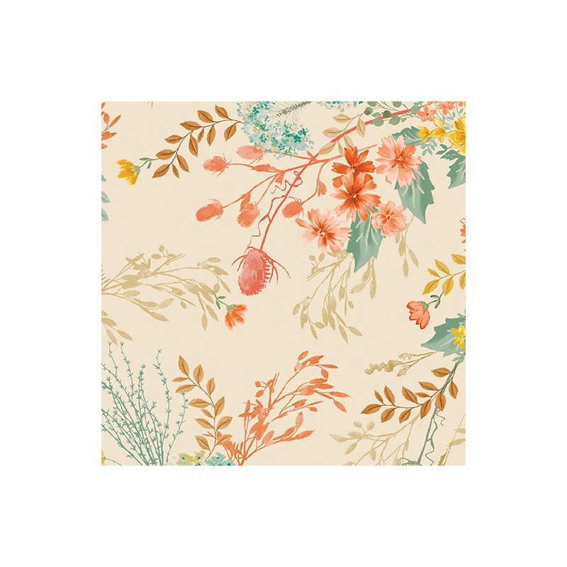 P133-16807W-07 PATCH. AMERICANO MONTGOMERY: MOUNTAIN CHARM (26) 270 CM. ALGODON 100% CREMA/MULTI Venta en piezas de 6.80 M