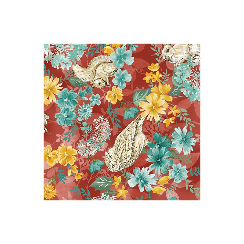 P133-16808-39 PATCH. AMERICANO MONTGOMERY: MOUNTAIN CHARM (12) 110 CM. ALGODON 100% ARCILLA Venta en piezas de 6.80 M