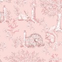 P133-16809-22 PATCH. AMERICANO MONTGOMERY: MOUNTAIN CHARM (13) 110 CM. ALGODON 100% ROSA Venta en piezas de 6.80 M