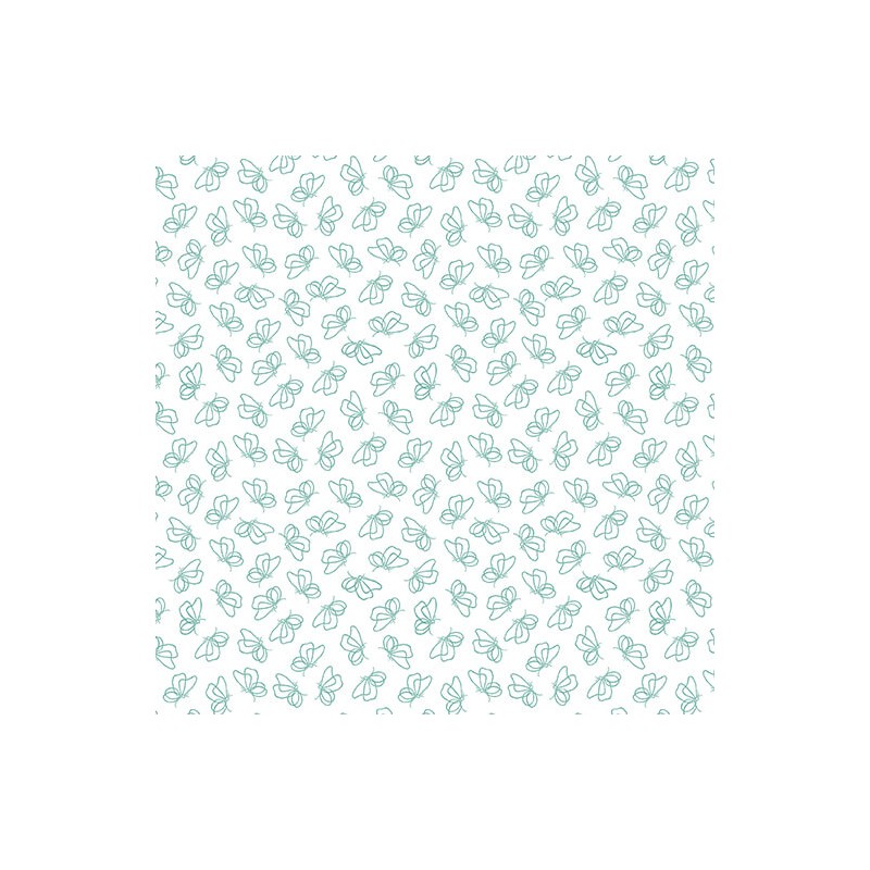 P133-16812-92 PATCH. AMERICANO MONTGOMERY: MOUNTAIN CHARM (23) 110 CM. ALGODON 100% BLANCO/VERDE Venta en piezas de 6.80 M
