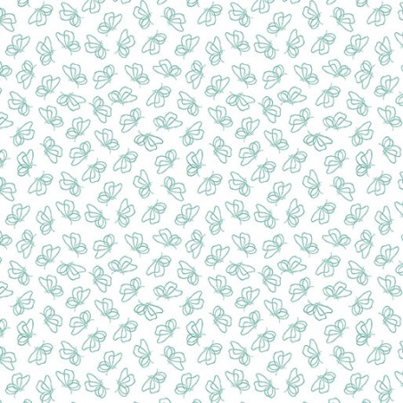 P133-16812-92 PATCH. AMERICANO MONTGOMERY: MOUNTAIN CHARM (23) 110 CM. ALGODON 100% BLANCO/VERDE Venta en piezas de 6.80 M