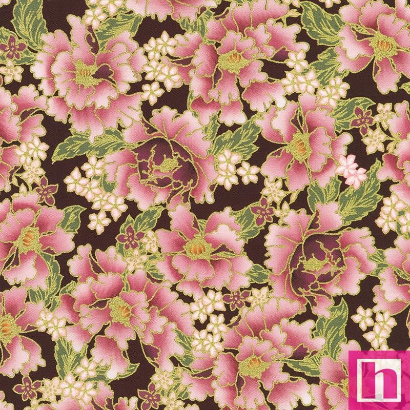 P135-SRKDM-23505-24 PATCH. AMERICANO IMPERIAL COLLECTION - GRACEFUL GRANES (21) 110 CM. ALGODON 100% ROSA/METALLIC Venta en piez