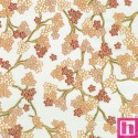 P135-SRKDM-23511-84 PATCH. AMERICANO IMPERIAL COLLECTION - GRACEFUL GRANES (09) 110 CM. ALGODON 100% CREMA/ROSA/METALLIC Venta e
