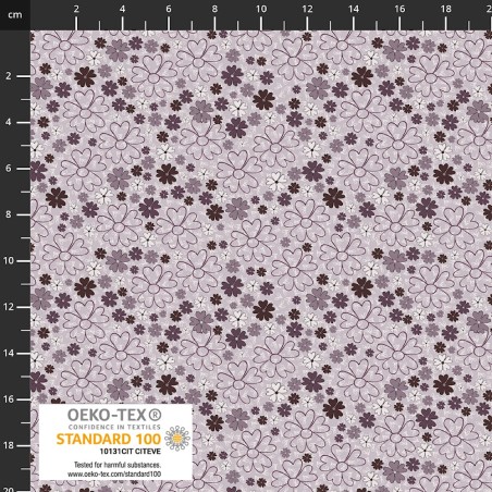 P137-4504-248 PATCH.AMERICANO WOODLAND TALE (09) 110 CM. ALGODON 100% LILA Venta en piezas de 6.00 M