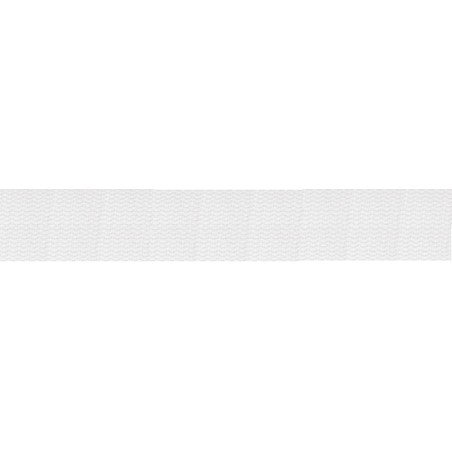 126509-25-0001 CINTA MOCHILA MARILU 25 MM. POLIESTER 50%-ALGODON 50% BLANCO Venta en piezas de 45.70 M