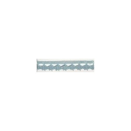 9626-071 PUNTILLA BOLILLO PAULINA 15 MM. POLIESTER 100% CELESTE Venta en piezas de 25.00 M