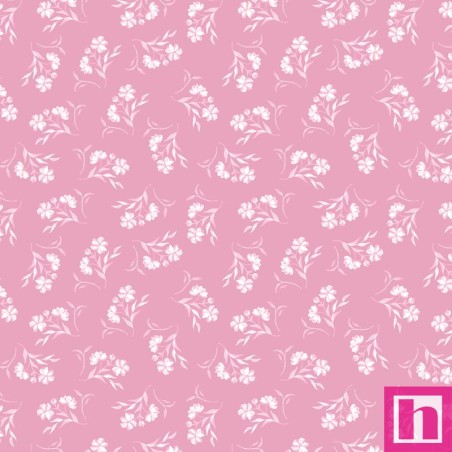 P121-CCHA6491PINK PATCH. AMERICANO COQUETTE CHARM (15) 110 CM. ALGODON 100% ROSA Venta en piezas de 7.00 M