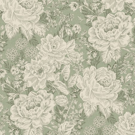 P121-CHAW6408LG PATCH. AMERICANO CHARLOTTE 108 (05) 270 CM. ALGODON 100% VERDE Venta en piezas de 8.20 M