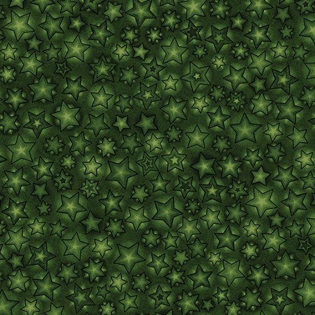 P133-17272-40 PATCH. AMERICANO 12 DAYS OF CHRISTMAS (16) 110 CM. ALGODON 100% VERDE Venta en piezas de 6.80 M