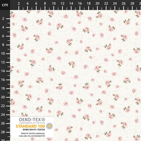 P137-4550-529 PATCH.AMERICANO HOLLIE-ROSE (07) 110 CM. ALGODON 100% CREMA Venta en piezas de 6.00 M