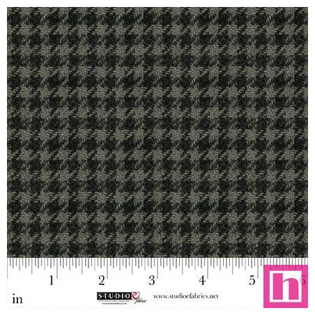 P140-8461-60 PATCH. AMERICANO SNOWY DAYS AND FROSTY NIGHTS (06) 110 CM. ALGODON 100% NEGRO/GRIS Venta en piezas de 7.00 M