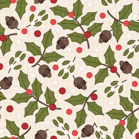 P17-MASF11163-E PATCH. AMERICANO SNOWTOP MOUNTAIN FLANNEL (03) 110 CM. FRANELA ALGODON 100% CREMA Venta en piezas de 5.50 M