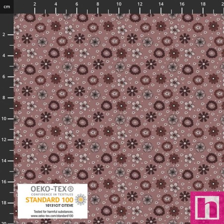 P137-4514-571 PATCH.AMERICANO WILD MEADOW (12) 110 CM. ALGODON 100% ROSA Venta en piezas de 6.00 M