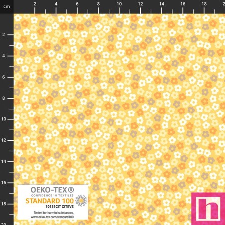 P137-4514-651 PATCH.AMERICANO LINA BASIC (37) 110 CM. ALGODON 100% AMARILLO Venta en piezas de 6.00 M