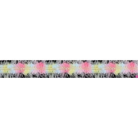 129826-06 GALON FANTASIA LEELA 20 MM. POLIAMIDA+ALGODON+METALIC ROSA Venta en piezas de 20.00 M