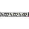 137301-102 GALON GUIPUR FANTASIA ABIDEMI 27 MM. POLIESTER + PET+CRISTAL MARFIL/NEGRO Venta en piezas de 9.10 M