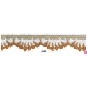 139202-0024 PUNTILLA FANTASIA AYIRA 30 MM. POLIESTER 100% CAMEL Venta en piezas de 9.10 M