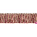 154245-09 FLECO FANTASIA DINKA 55 MM. YUTE+ALGODÓN+ACRILICO ROJO Venta en piezas de 15.00 M