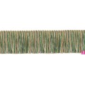 154245-13 FLECO FANTASIA DINKA 55 MM. YUTE+ALGODÓN+ACRILICO VERDE Venta en piezas de 15.00 M