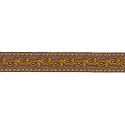 606045-55 CINTA JACQUARD ALIM 33 MM. POLIESTER 100% MAQUILLAJE/DORADO Venta en piezas de 9.00 M