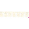 64284 FLECO FANTASIA 20 MM BRAIL ALGODON 100% CRUDO Venta en piezas de 25.00 M