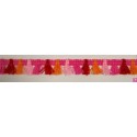 64292 FLECO FANTASIA 15 MM CHAY ACRILICO 100% FUCSIA/NARANJA/ROJO Venta en piezas de 25.00 M