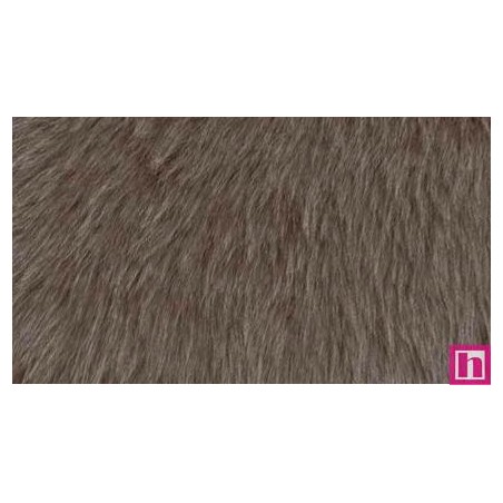 67551 PELO SINTETICO LEONELL (03) 150 CM. 530 GR/M2. POLIESTER 100% CENIZA Venta en piezas de 5.00 M