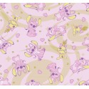 67904 TEJIDO ESTAMPADO STITCH (00) 1.40 M. 130 GR/M2 ALGODON 100% ROSA Venta en piezas de 6.00 M