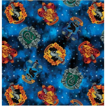 P133-15223-55 PATCH. AMERICANO HARRY POTTER (11) 110 CM. ALGODON 100% AZUL Venta en piezas de 6.80 M