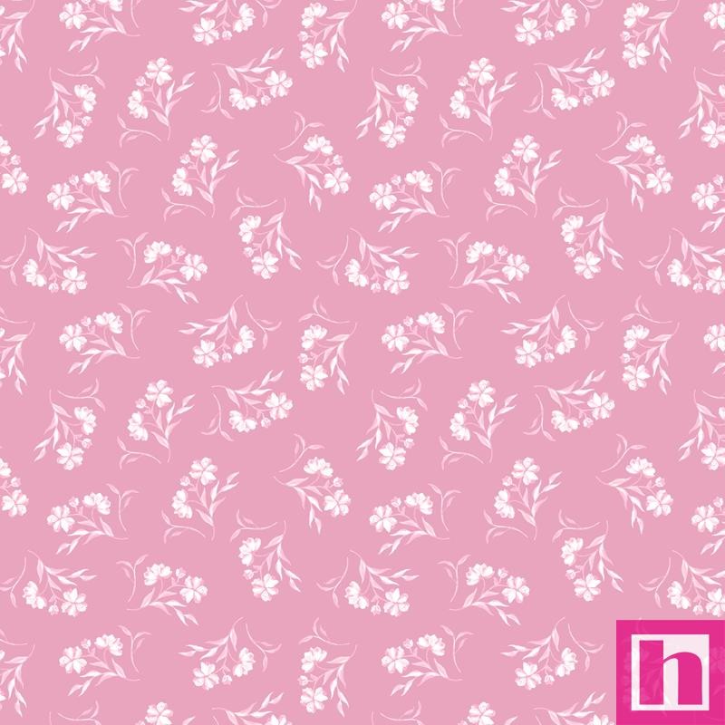 P121-CCHA6491PINK PATCH. AMERICANO COQUETTE CHARM (15) 110 CM. ALGODON 100% ROSA Venta en piezas de 7.00 M