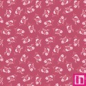 P121-CCHA6491ROSE PATCH. AMERICANO COQUETTE CHARM (14) 110 CM. ALGODON 100% ROJO Venta en piezas de 7.00 M