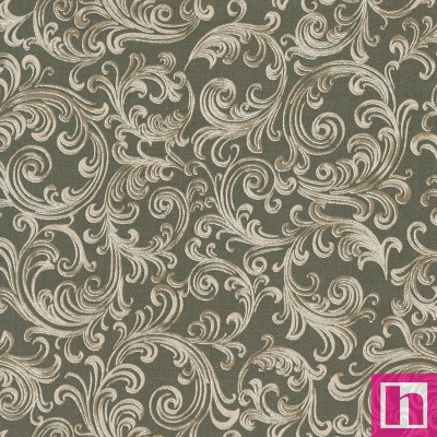 P135-SRKM-22949-442 PATCH. AMERICANO HOLIDAY FLOURISH PEPPERMINT TWIST (50) 110 CM. ALGODON 100% CARAMELO/PLATA Venta en piezas 