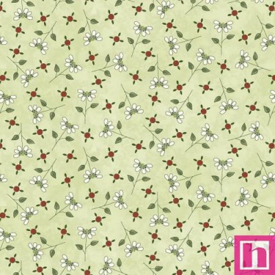 P140-3395-66 PATCH. AMERICANO POCKETFUL OF POSIES (04) 110 CM. ALGODON 100% VERDE Venta en piezas de 6.80 M