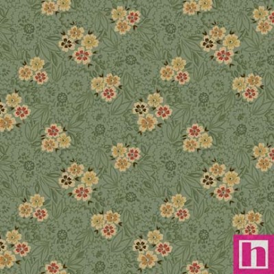 P140-972-11 PATCH. AMERICANO AUTUMN FARMHOUSE (07) 110 CM. ALGODON 100% VERDE Venta en piezas de 7.00 M