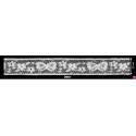 115500-01 ENTREDOS VALENCIE CHARM 20 MM. ALGODON 100% BLANCO Venta en piezas de 20.00 M
