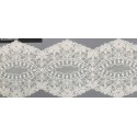12314-0 GALON TUL BORDADO FUAT 65 MM. POLIESTER 100% NATURAL Venta en piezas de 14.80 M