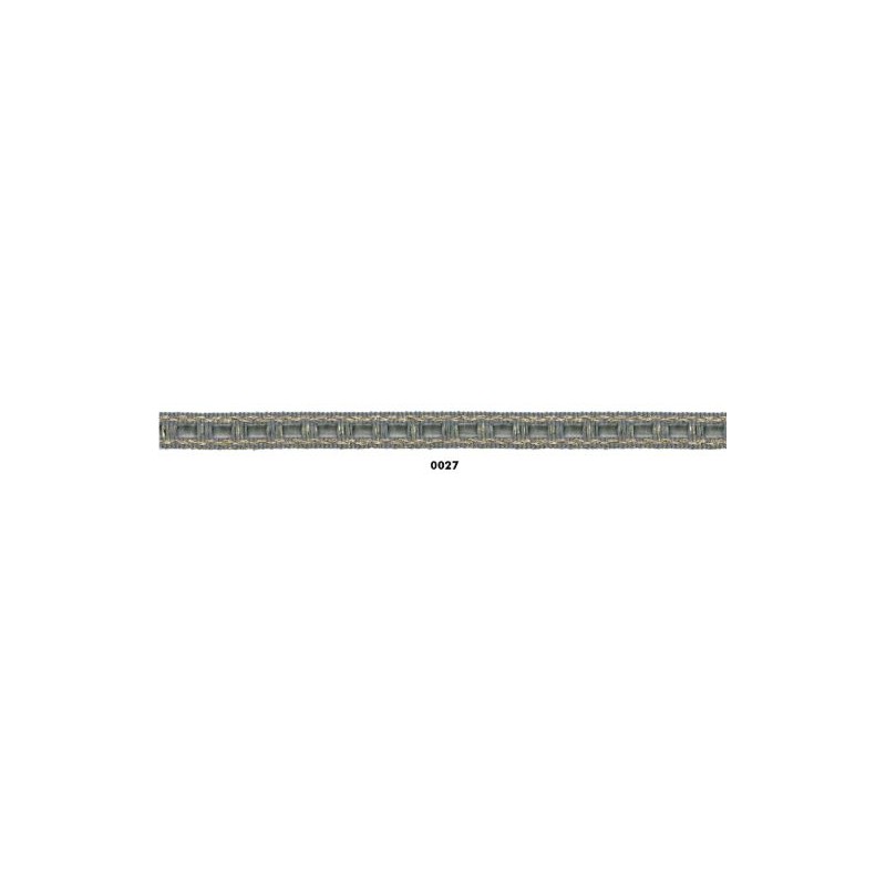 129828-27 GALON TERCIOPELO NANDINI 10 MM. PA+PET+METALLIC GRIS Venta en piezas de 20.00 M