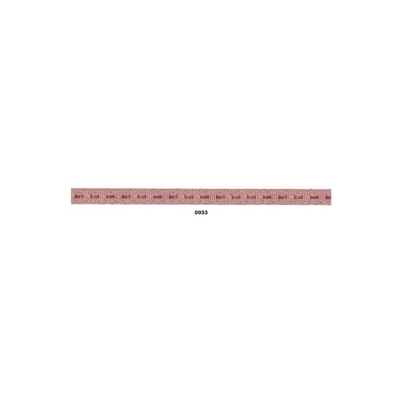 129828-33 GALON TERCIOPELO NANDINI 10 MM. PA+PET+METALLIC ROSA Venta en piezas de 20.00 M