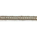 129836-24 CINTA FANTASIA IDALIA 15 MM. ALGODON 50%/YUTE 50% NATURAL/YUTE Venta en piezas de 19.00 M