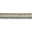 129837-24 CINTA FANTASIA IDALIA 20 MM. ALGODON 50%/YUTE 50% NATURAL/YUTE Venta en piezas de 19.00 M