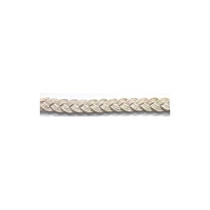 138007-3 TRENZA FANTASIA PALOMA 15 MM. ALGODON 100% NATURAL Venta en piezas de 19.00 M