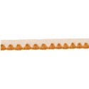 139000-3032 REMATE LANA ABBAS 20 MM. POLIESTER 100% MARFIL/MOSTAZA Venta en piezas de 26.00 M